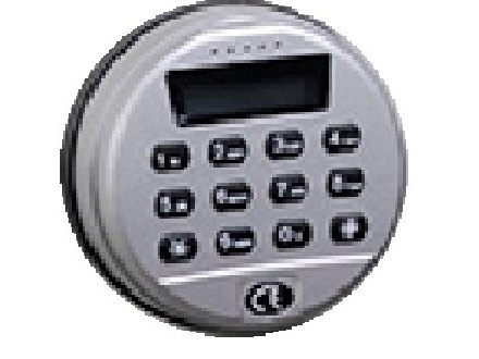 Hollon fire and burglary safe round LCD keypad