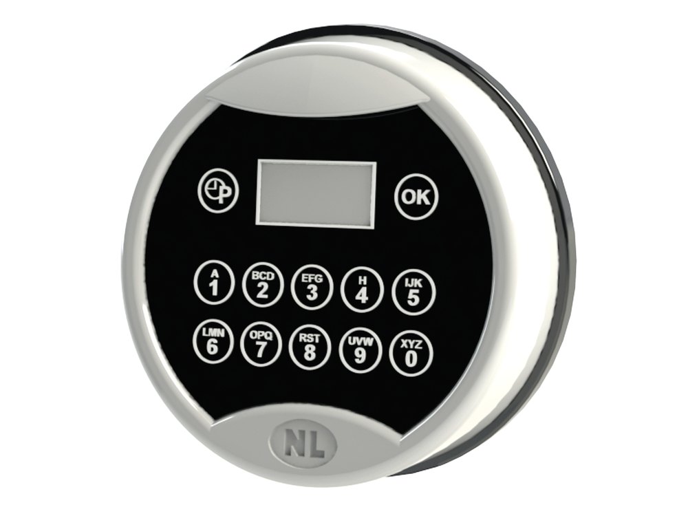 NL LockONE keypad with a display