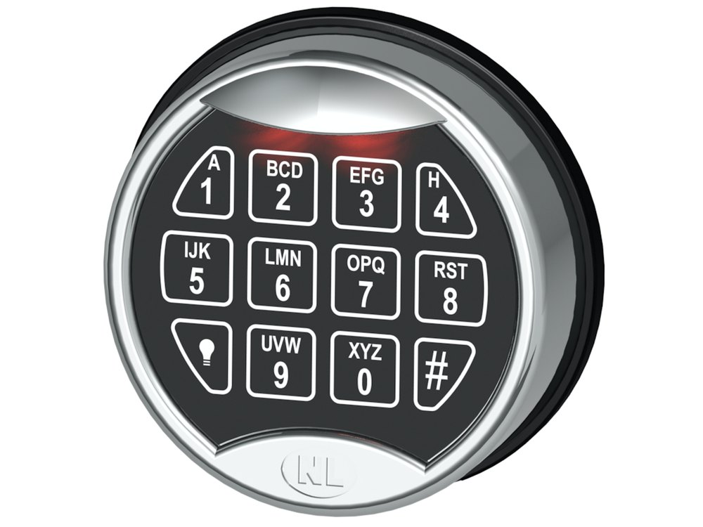NL / LP keypad with light button at the lower left