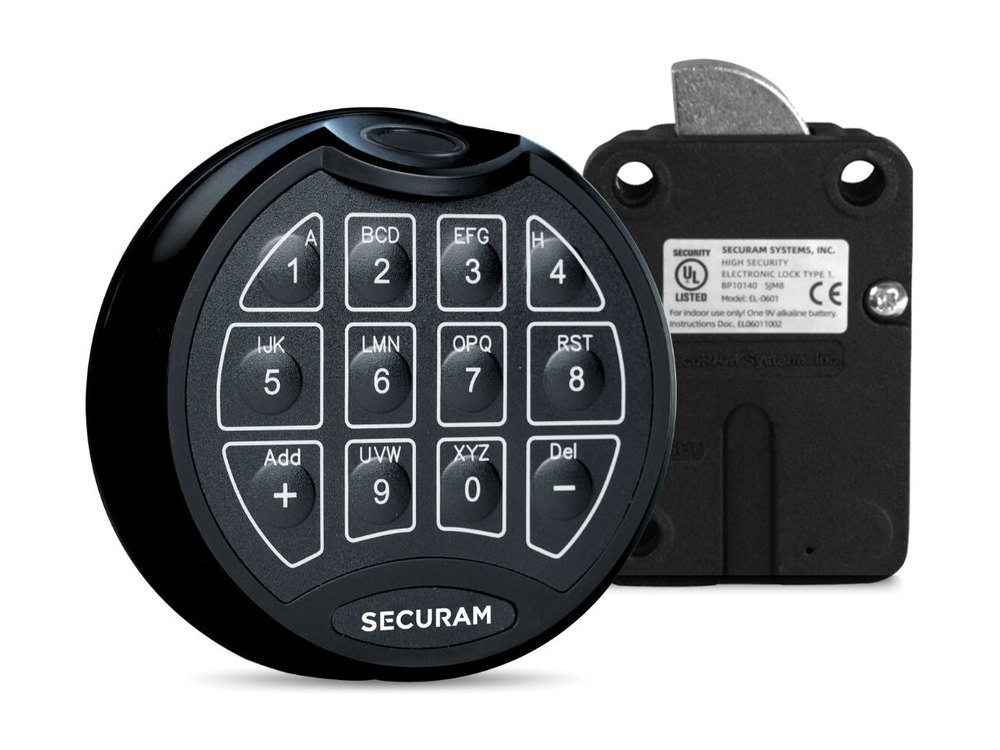 Securam ScanLogic Basic fingerprint keypad with lock body