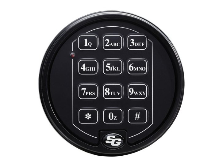 Sargent & Greenleaf 6120 keypad, matte black